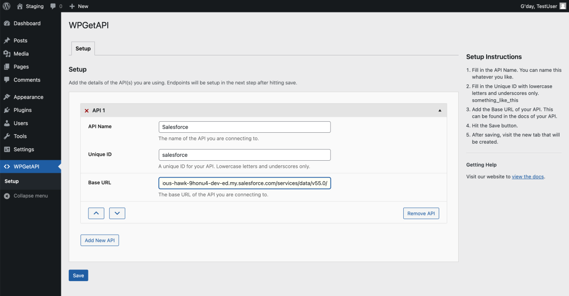 Quick Start | WPGetAPI