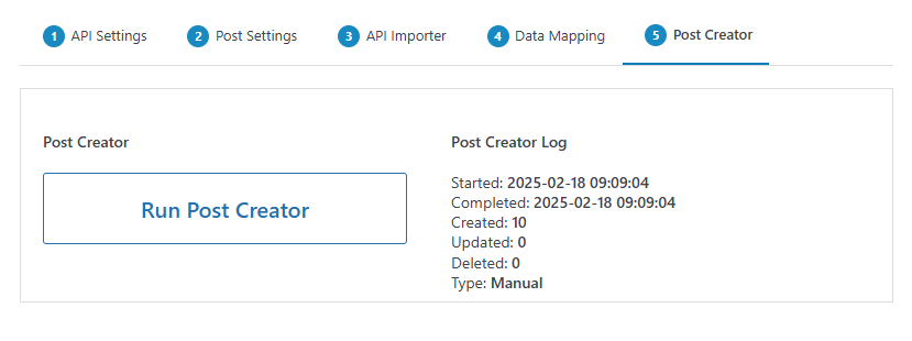 wpgetapi shopify post creator